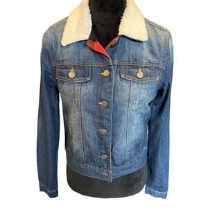 Ashley Vintage Charm Blue Jean Jacket Women's Size Small - NWT